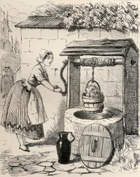 Illustrazione dopo J. Leech per la poesia 